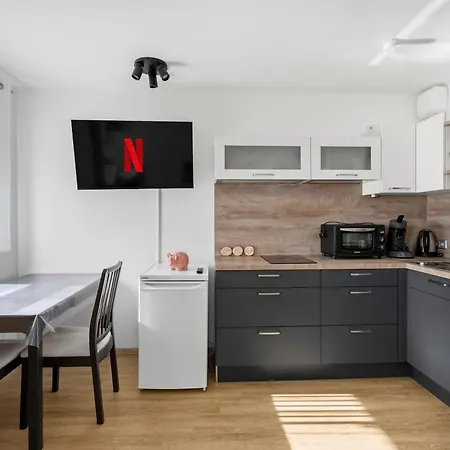 Апартаменты Moderne Einraumwohnung In Mit Netflix Zugang Лейпциг